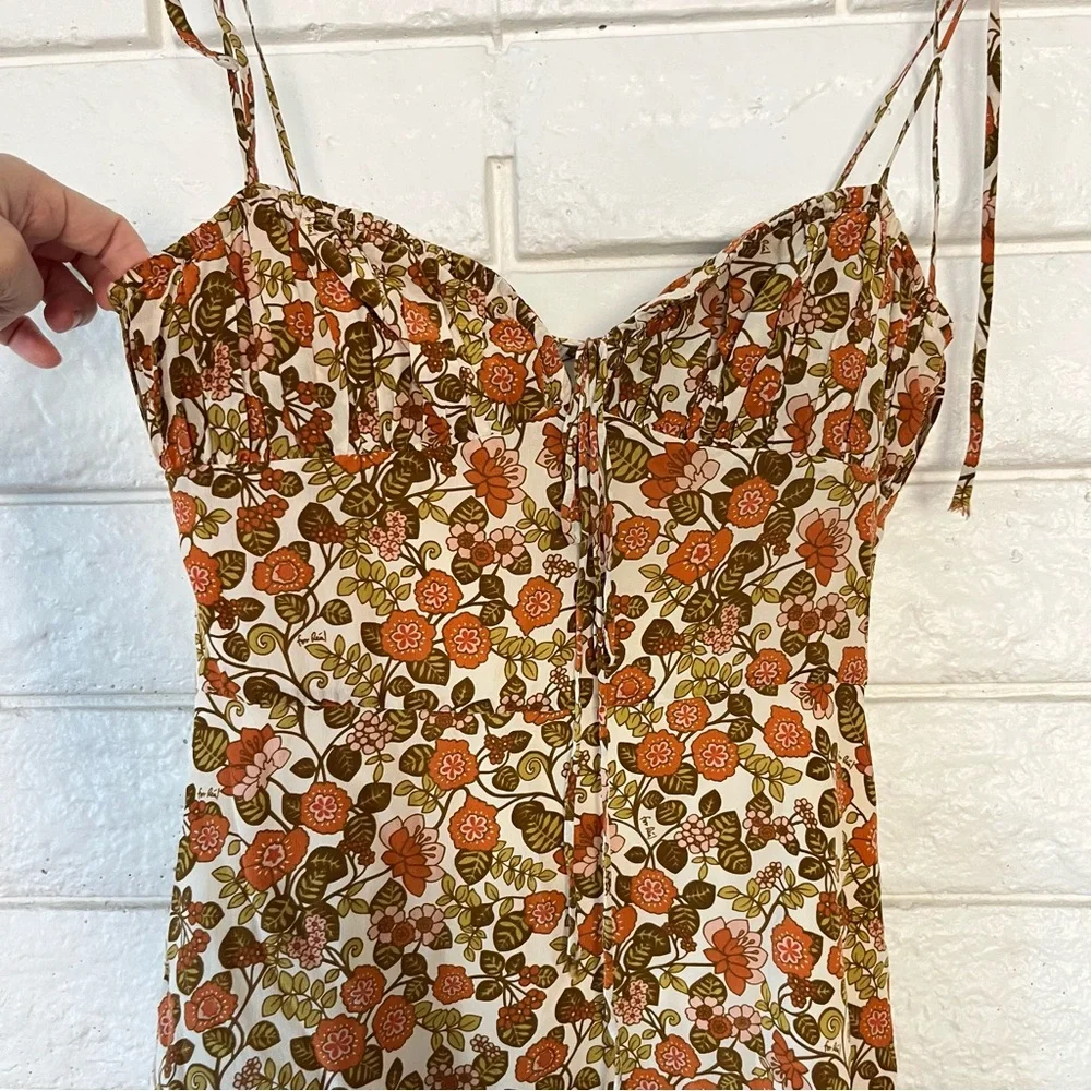 Realisation 100% SILK The Devon in 70s Floral XS - Picture 5 of 10